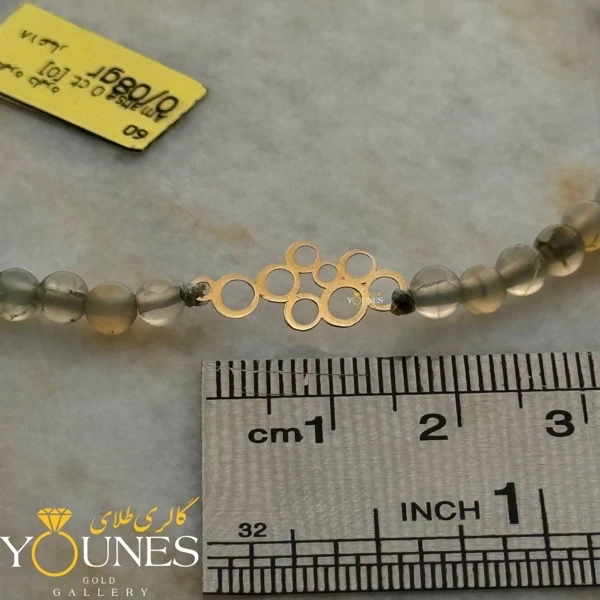 دستبند حبابی طلا لیزری